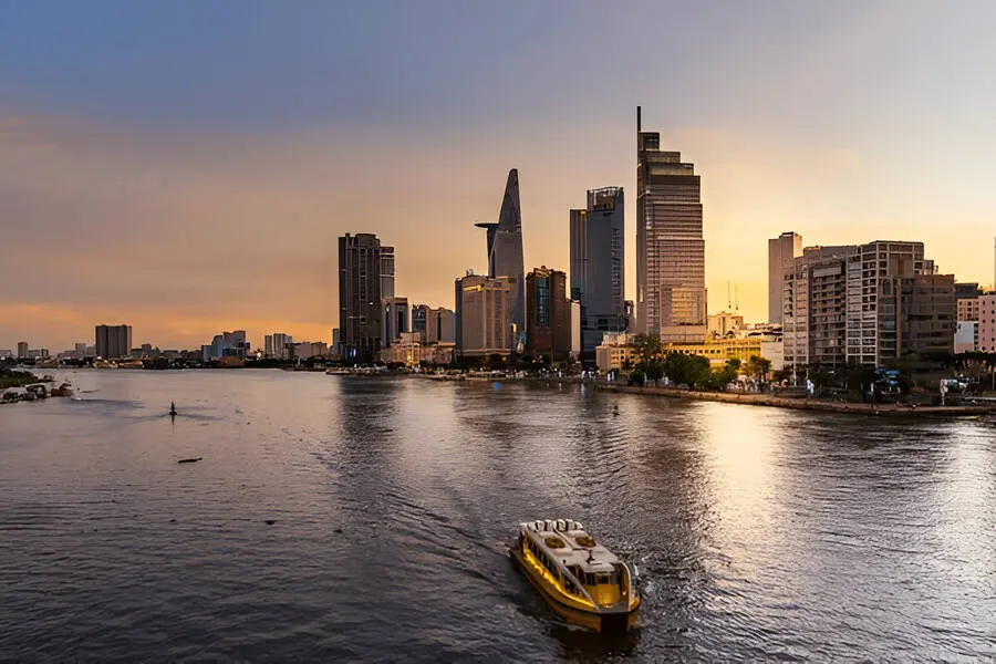 Saigon River in Ho Chi Minh City